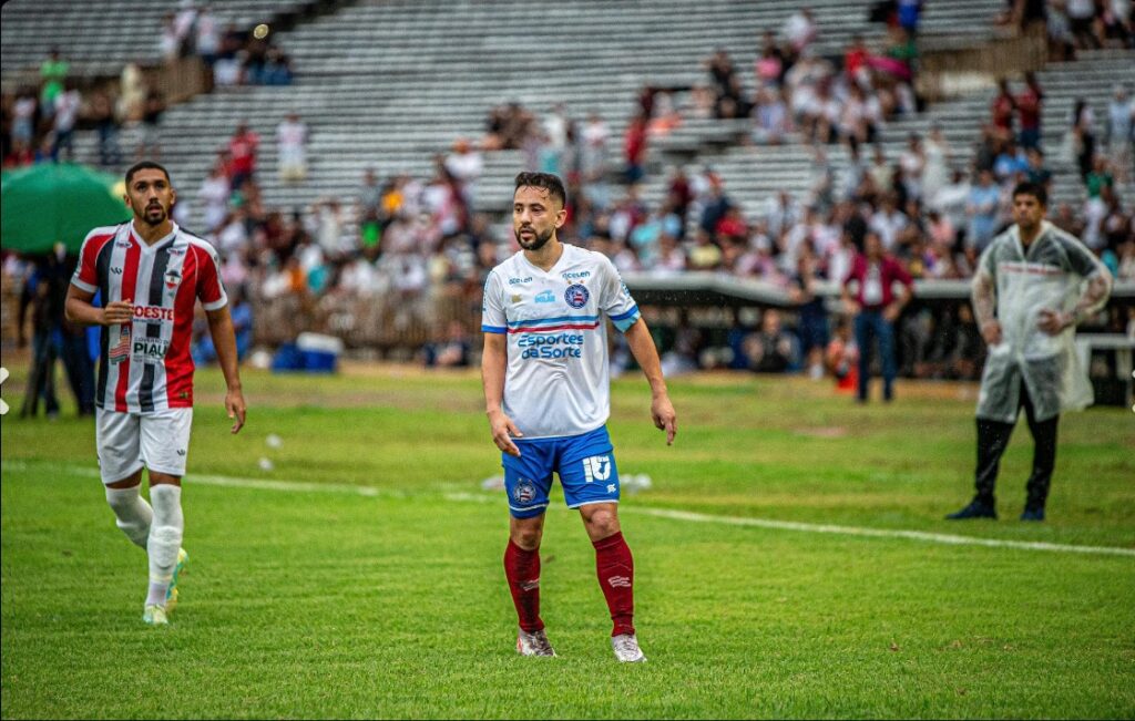 River-PI bate Bahia, em casa, com gol de Crislan e vence 1ª na Copa do Nordeste