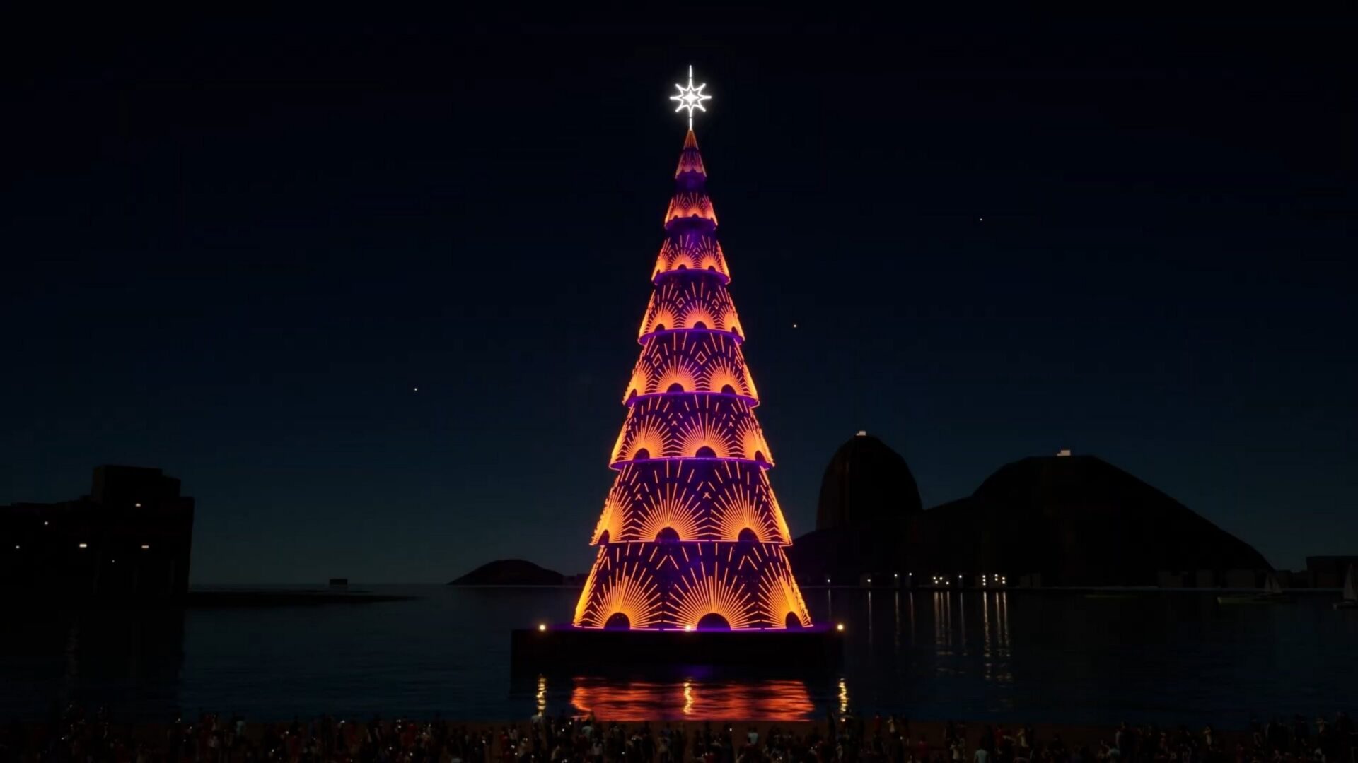 Árvore de Natal da Enseada de Botafogo: Inauguração e Festa com Samba – imagem do artigo