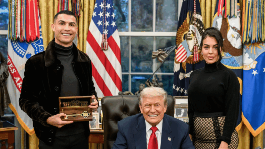 Encontro de Gigantes: Cristiano Ronaldo se Reúne com Donald Trump na Casa Branca – imagem do artigo