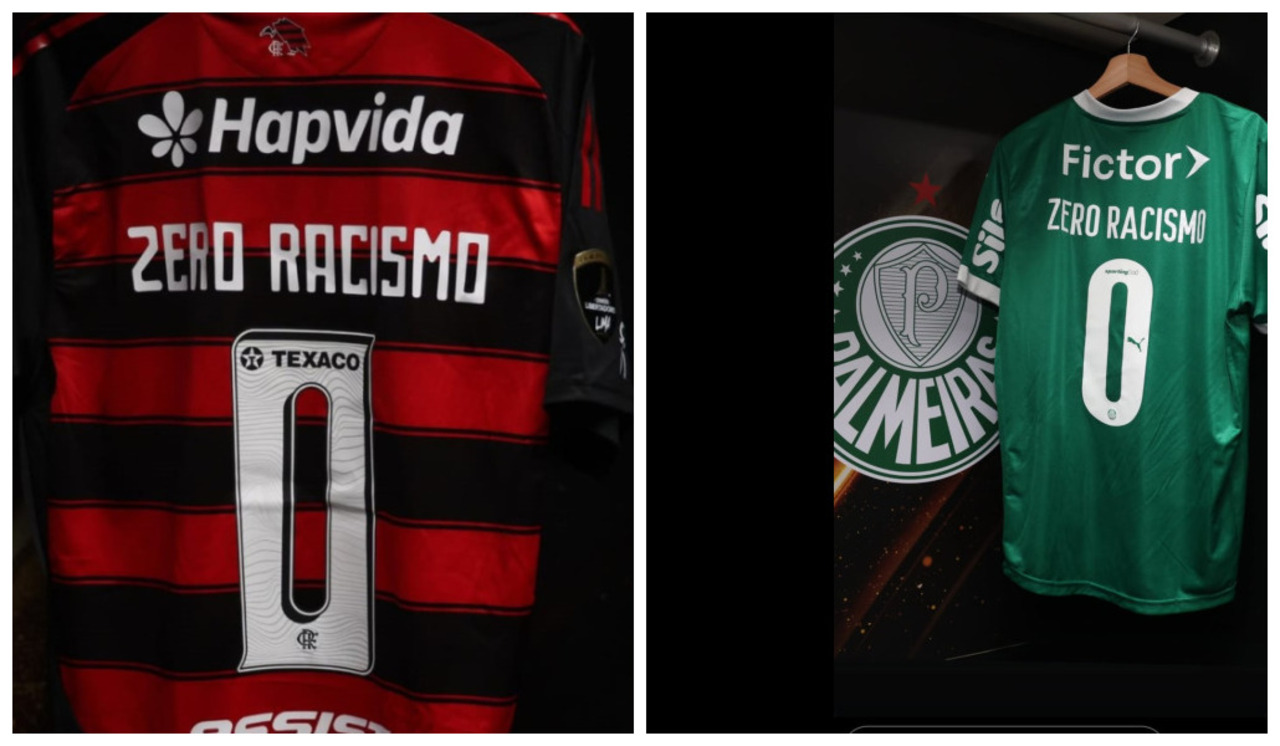 Libertadores: Palmeiras e Flamengo Se Unem em Ação Contra o Racismo – imagem do artigo