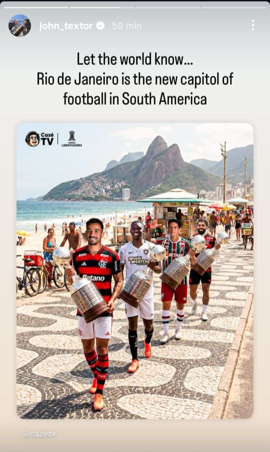 Rio de Janeiro: Nova Capital do Futebol Sul-Americano? – imagem do artigo
