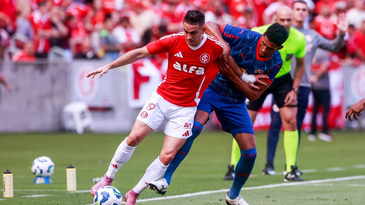 Internacional vive drama em jogo decisivo contra o Bragantino – imagem do artigo