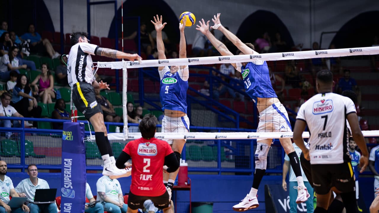 Cruzeiro desbanca Praia Clube e lidera Superliga Masculina – imagem do artigo