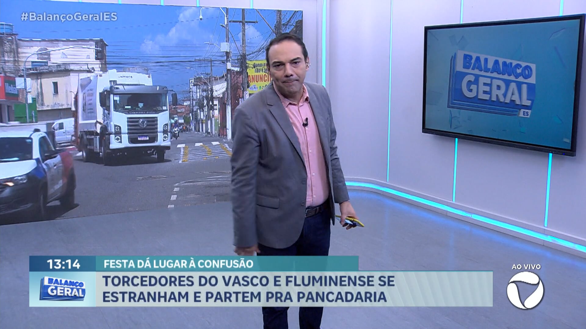 Confusão entre torcedores de Vasco e Fluminense em Vitória após jogo – imagem do artigo