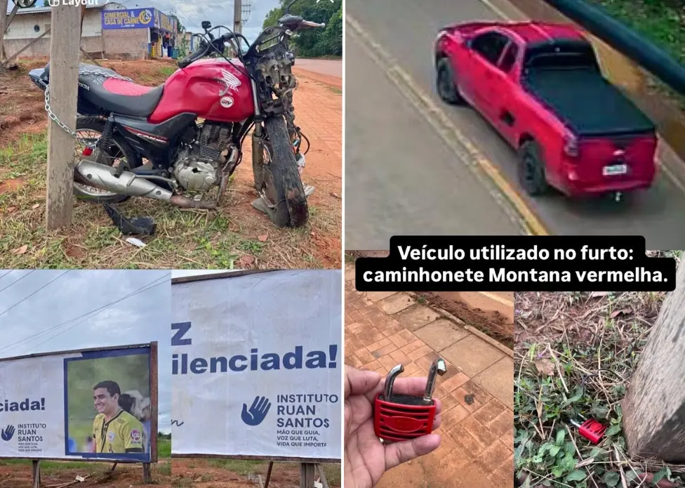 Motocicleta de árbitro morto em acidente é furtada em protesto por segurança no trânsito – imagem do artigo