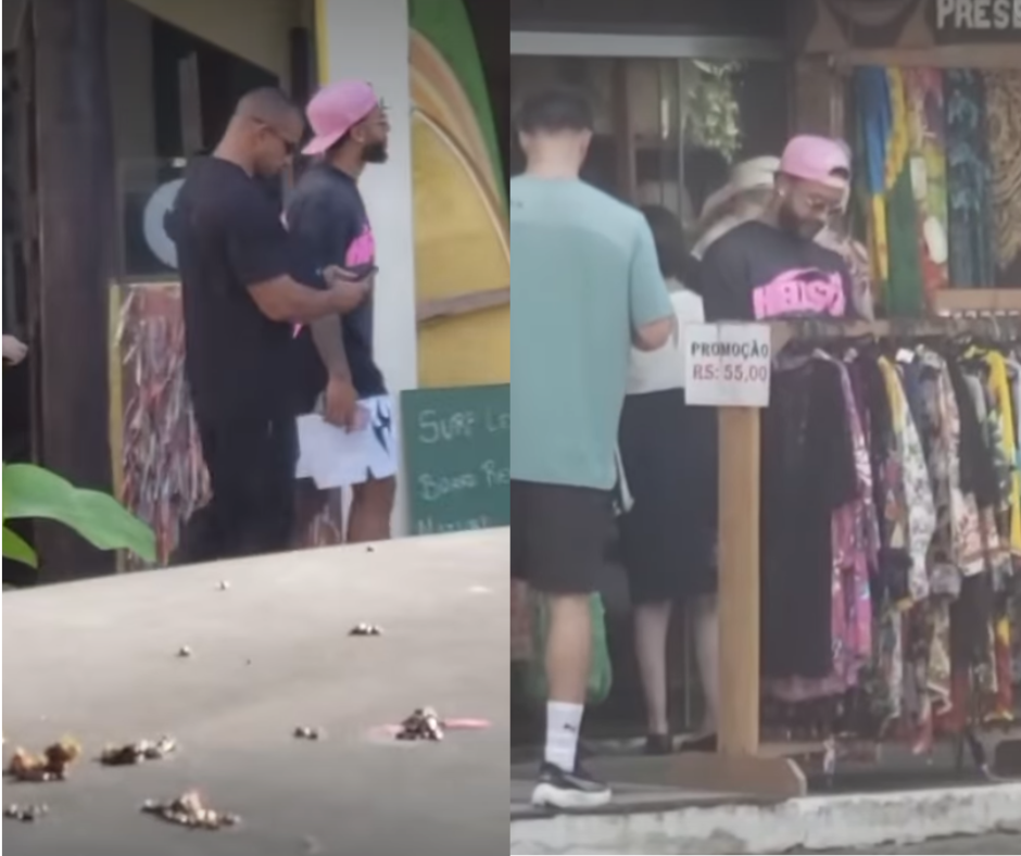 Memphis Depay aproveita Natal para relaxar na Bahia e curte passeio em Itacaré