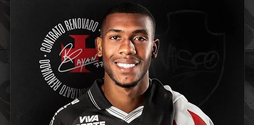 Vasco Renova Contrato de Rayan até 2028 e Define Multa de R$ 500 Milhões – imagem do artigo
