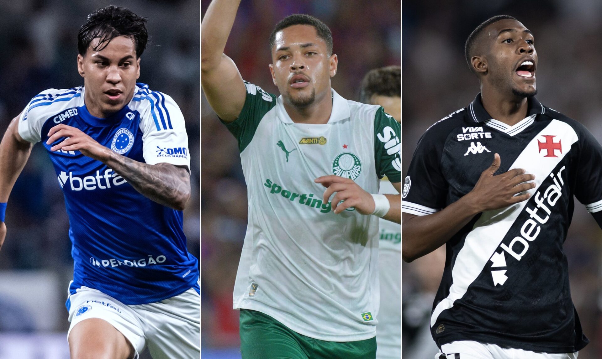 Kaio Jorge, Vitor Roque e Rayan mostram que o Brasil segue forte na produção de artilheiros