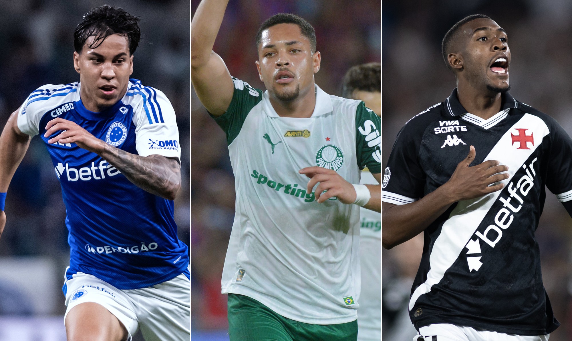 Kaio Jorge, Vitor Roque e Rayan mostram que o Brasil segue forte na produção de artilheiros