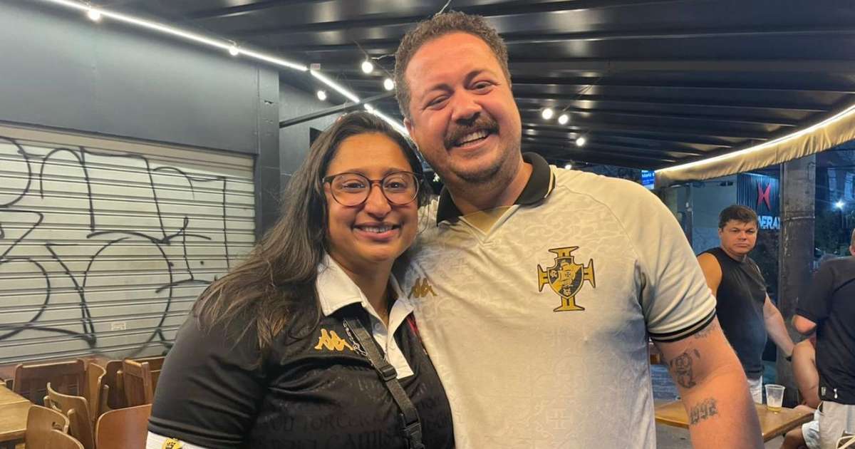 Casal vascaíno adianta volta das férias para viver emoção da semifinal da Copa do Brasil – imagem do artigo