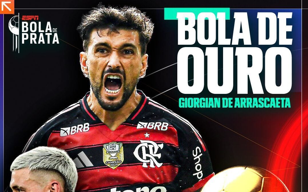 Flamengo brilha na Bola de Ouro com Arrascaeta, mas fica atrás na Seleção do Brasileirão – imagem do artigo