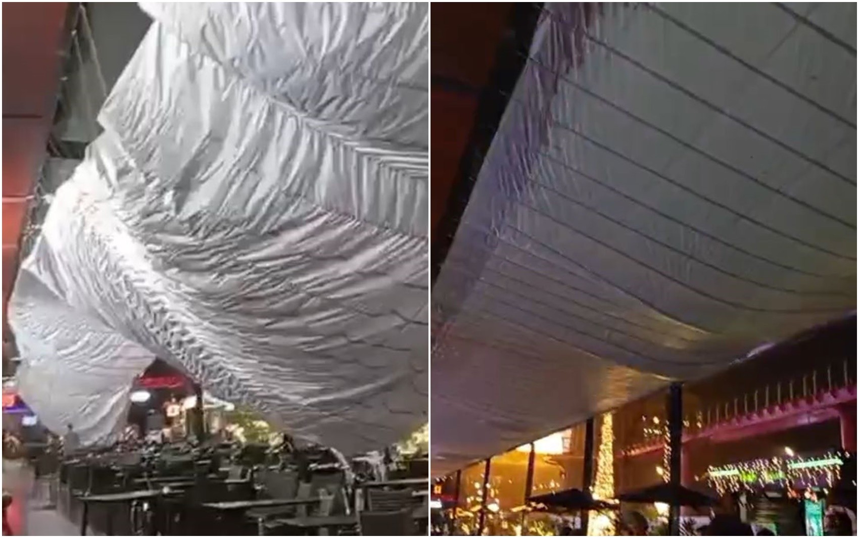 Chuva forte provoca queda de cobertura em shopping de Caldas Novas – imagem do artigo