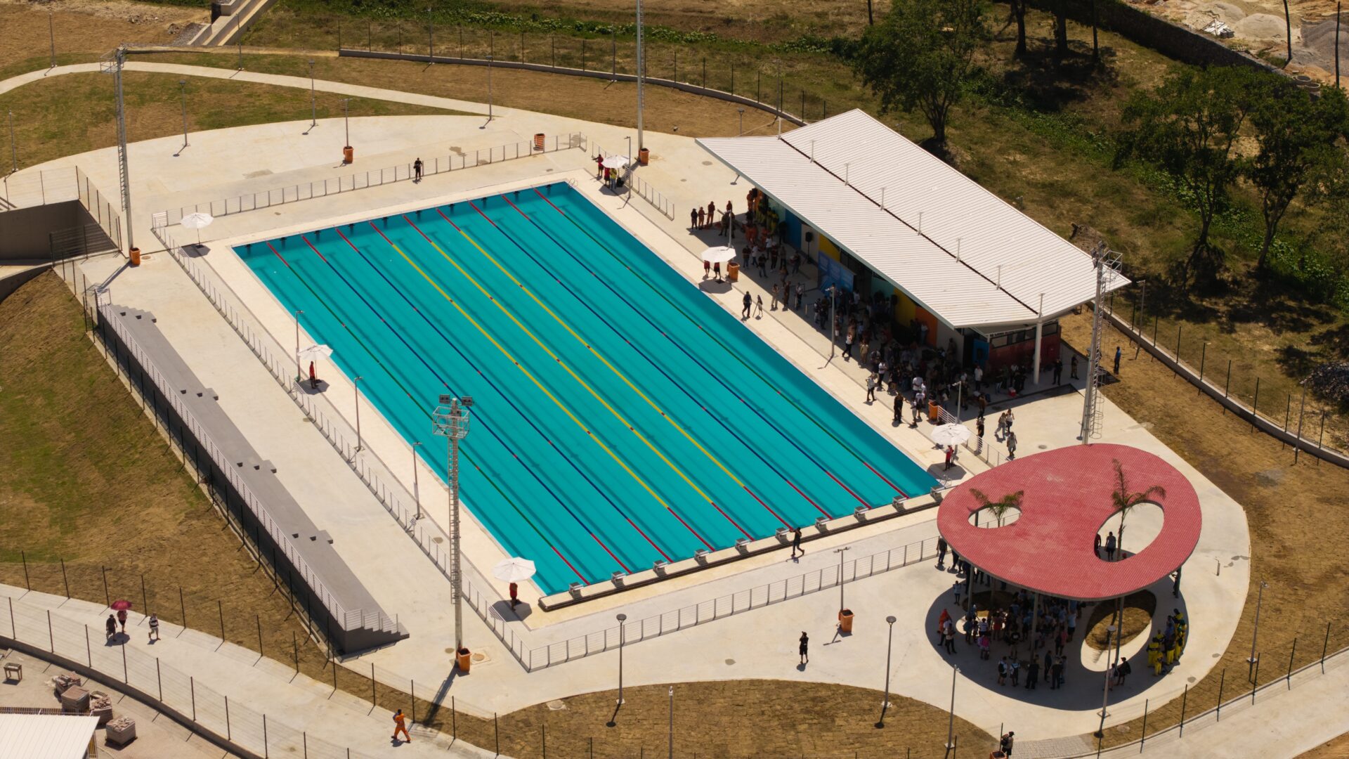 Rio inaugura piscina olímpica dos Jogos de 2016 em Parque da Zona Oeste