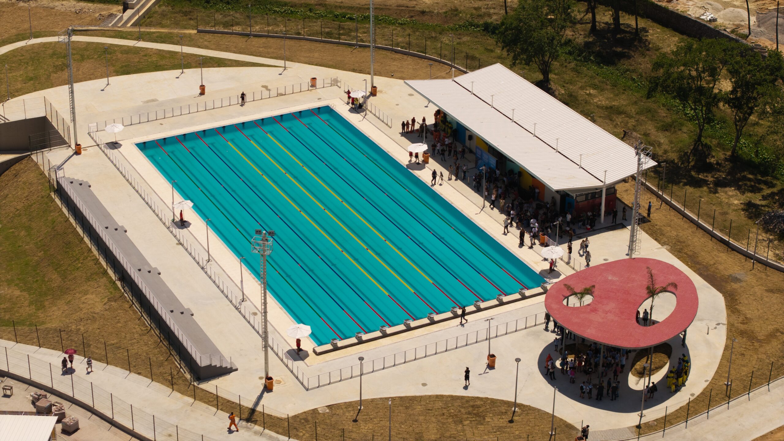 Rio inaugura piscina olímpica dos Jogos de 2016 em Parque da Zona Oeste