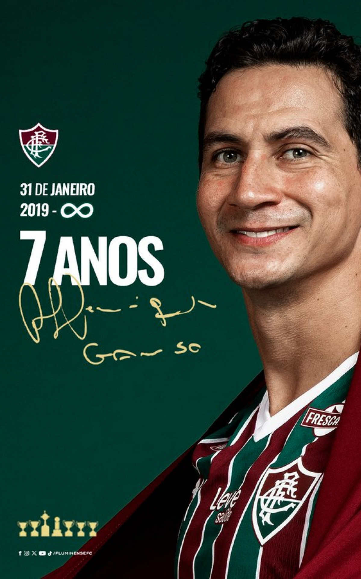 Ganso comemora sete anos de história e paixão no Fluminense – imagem do artigo