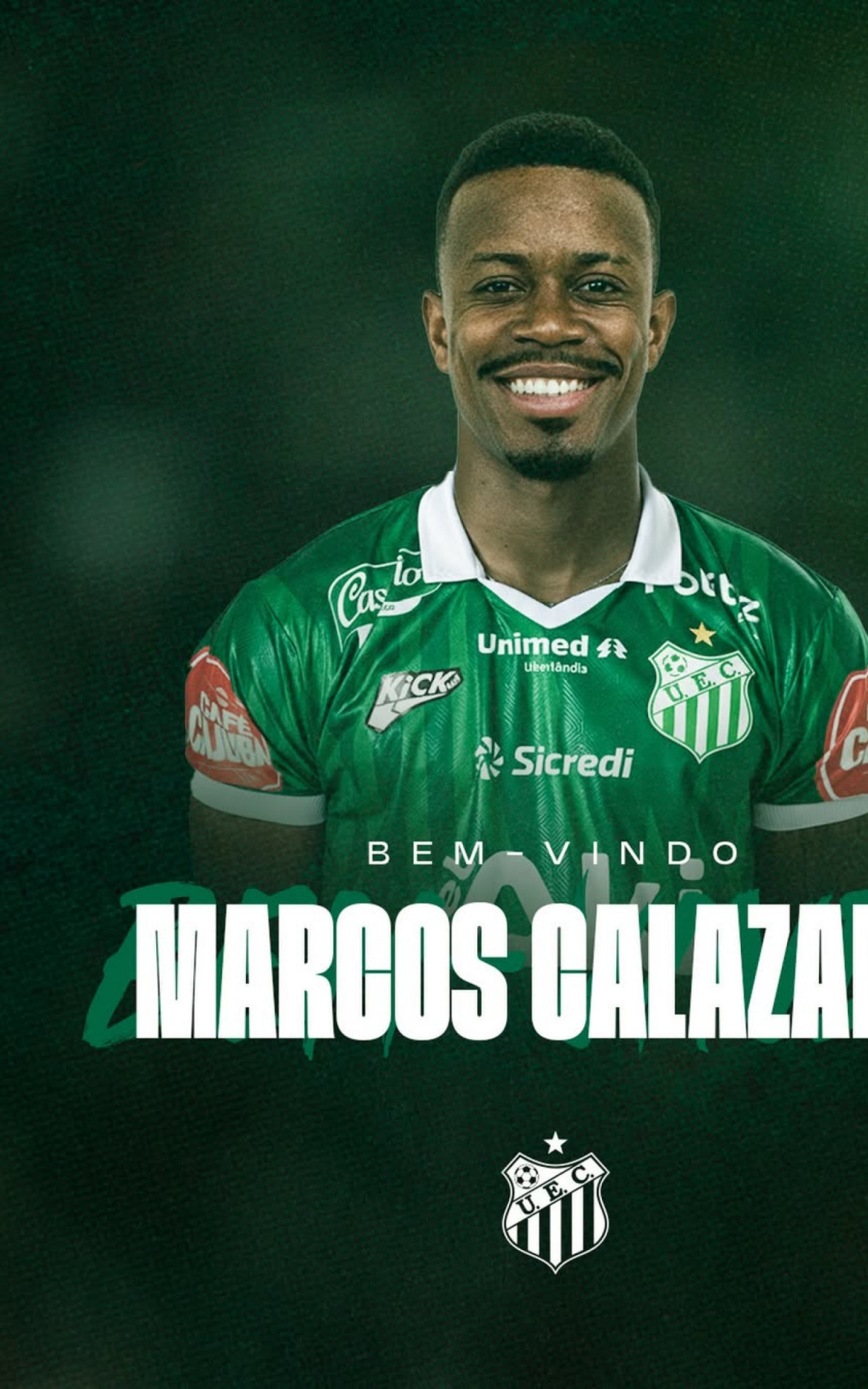 Marquinhos Calazans é o novo atacante do Uberlândia para a temporada 2026 – imagem do artigo