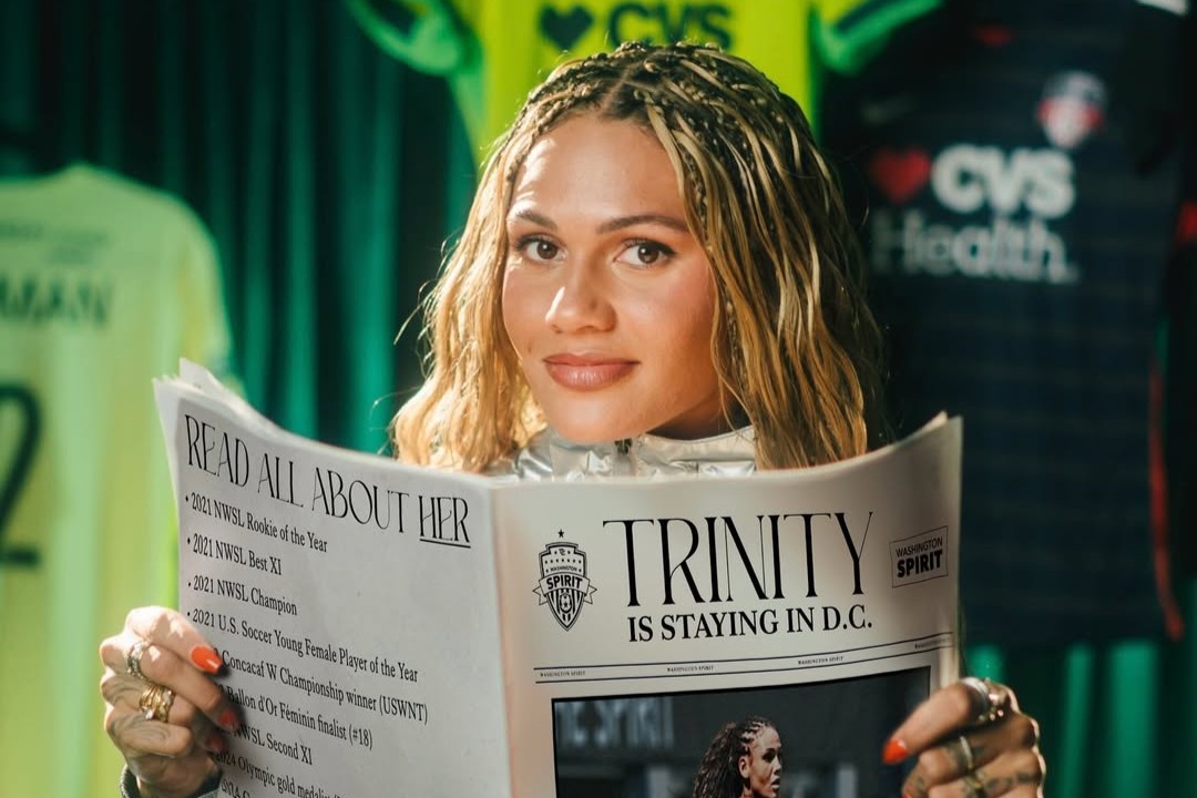 Trinity Rodman renova com Washington Spirit e se torna a jogadora mais bem paga dos EUA