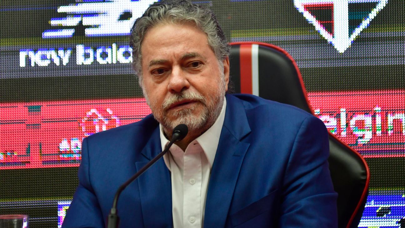 Presidente do São Paulo é alvo de investigação por movimentações suspeitas de R$ 1,5 milhão – imagem do artigo