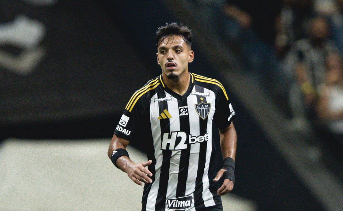 Gabriel Menino está perto de reforçar o Santos em empréstimo do Atlético