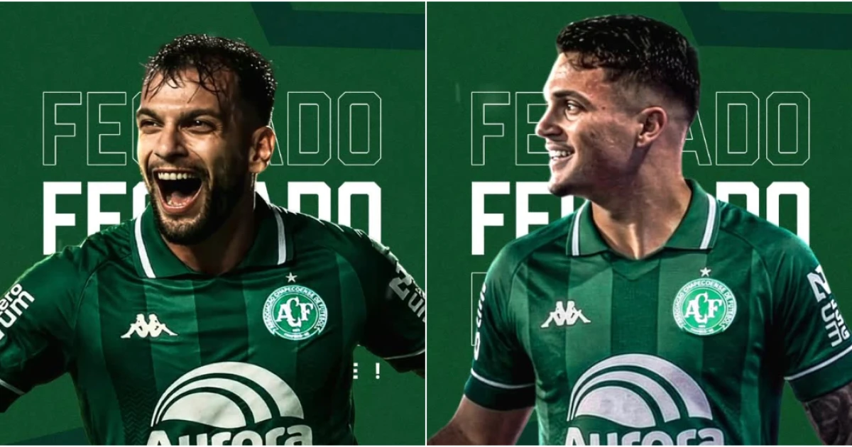 Chapecoense confirma Rafael Thyere e João Victor para reforçar elenco em 2026