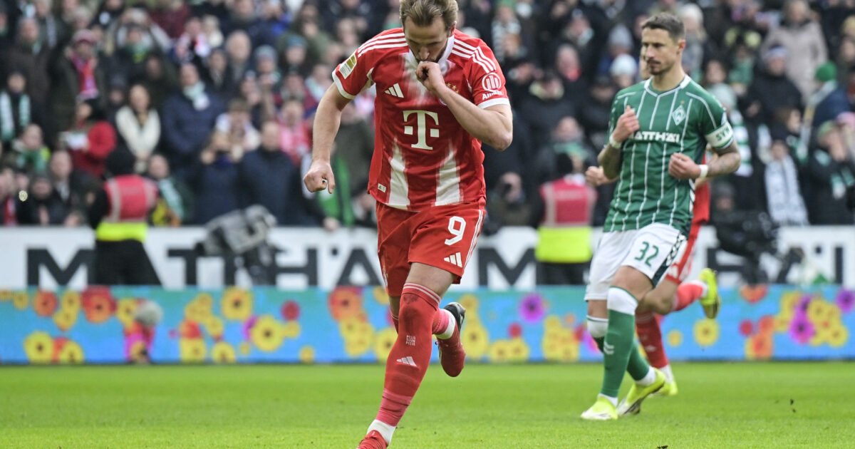 Harry Kane alcança marca histórica com dois gols na vitória do Bayern na Bundesliga