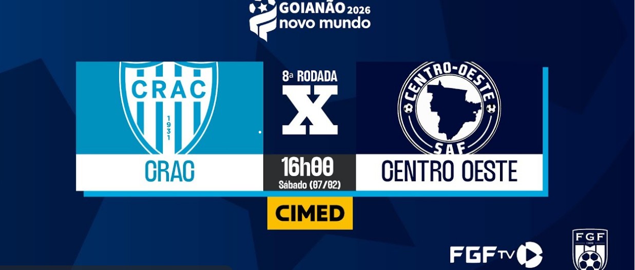 Goianão 2026: Inhumas e Goiás se enfrentam em duelo decisivo pela 8ª rodada