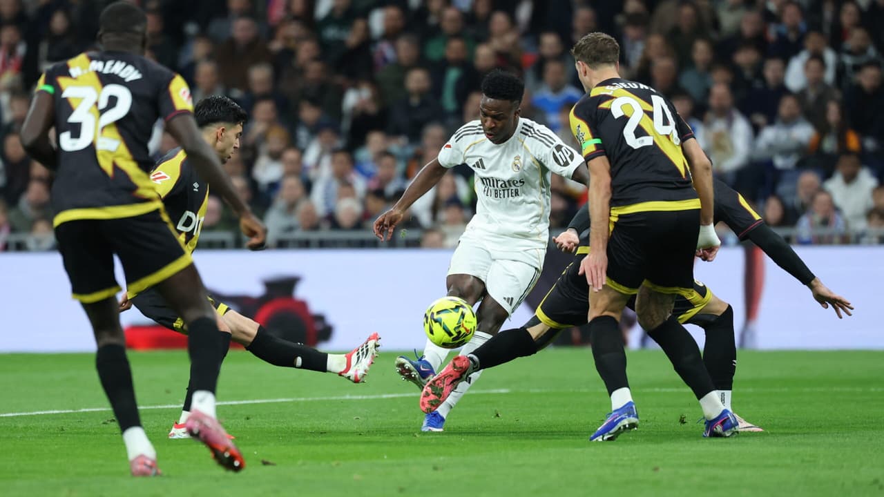 Vini Jr brilha e garante vitória do Real Madrid contra Rayo Vallecano na La Liga