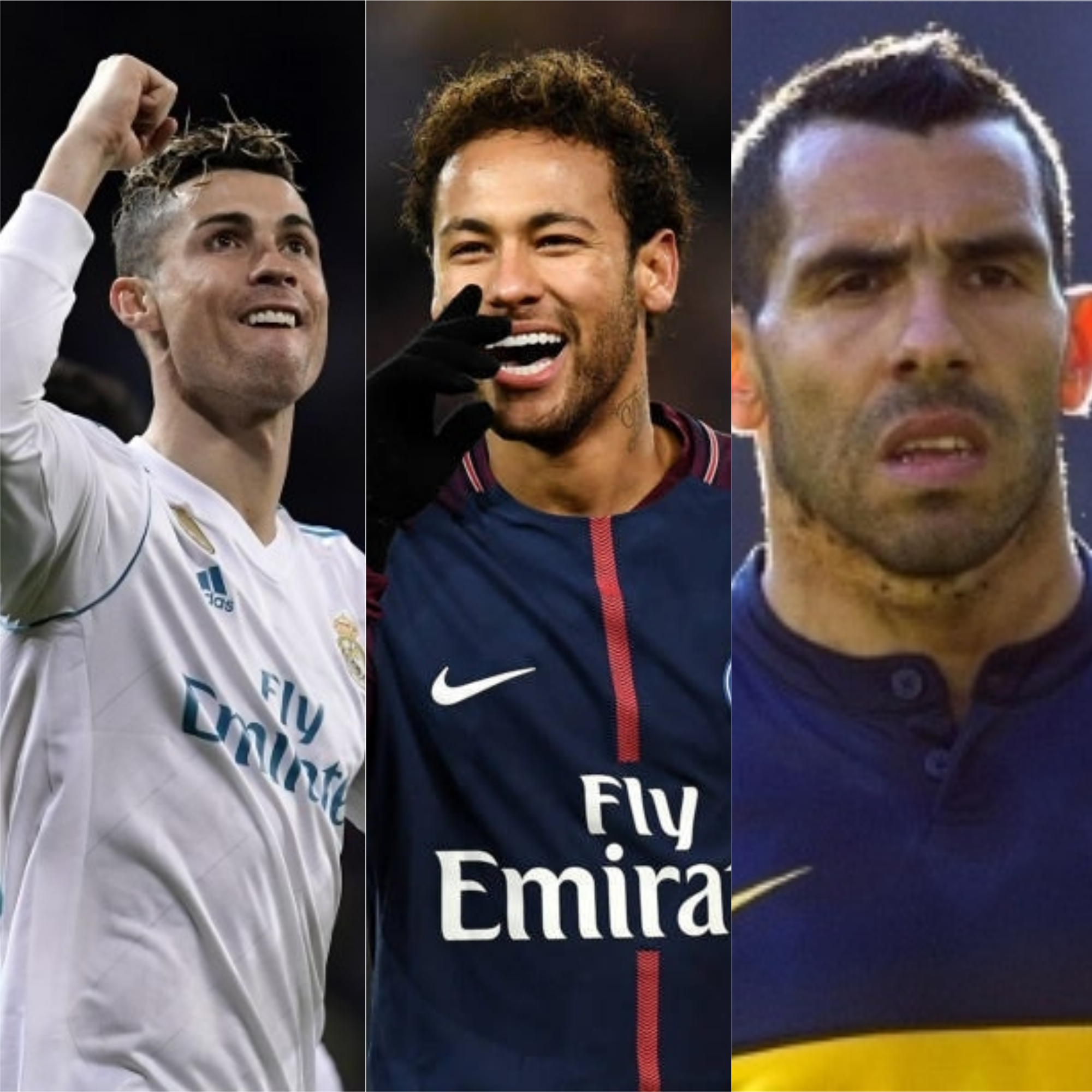 Dia dos Craques: Cristiano Ronaldo, Neymar e Tévez celebram aniversário com histórias marcantes