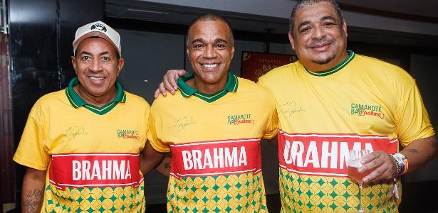 Vampeta e Denílson comentam expulsão de ex-jogador no BBB 26 durante Carnaval