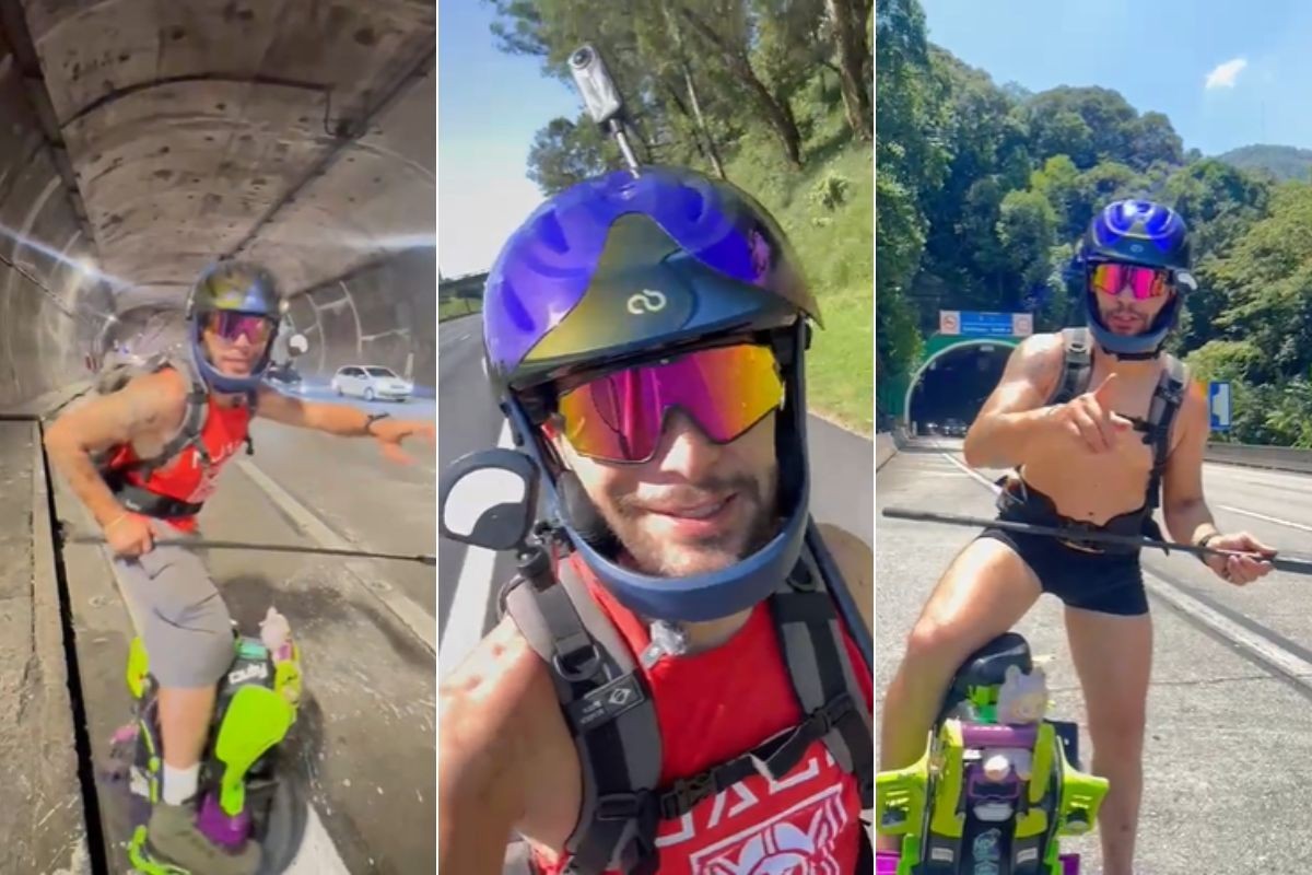 Wallans Tedesco e sua aventura de monociclo elétrico pela Serra do Mar que conquistou São Paulo – imagem do artigo