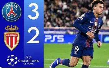 PSG vira jogo emocionante contra Monaco e larga na frente nas oitavas da Champions