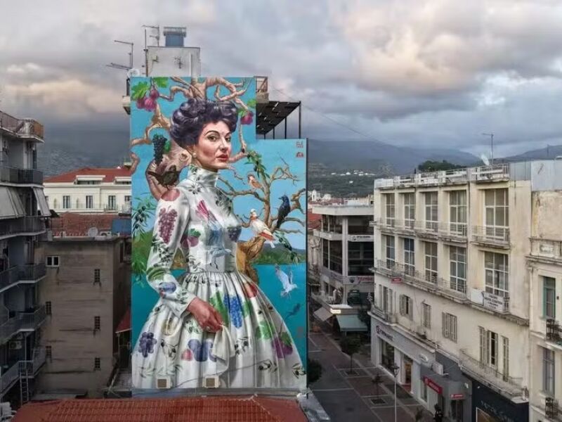 Mural em Kalamata é eleito o melhor do mundo e destaca cultura e sustentabilidade – imagem do artigo