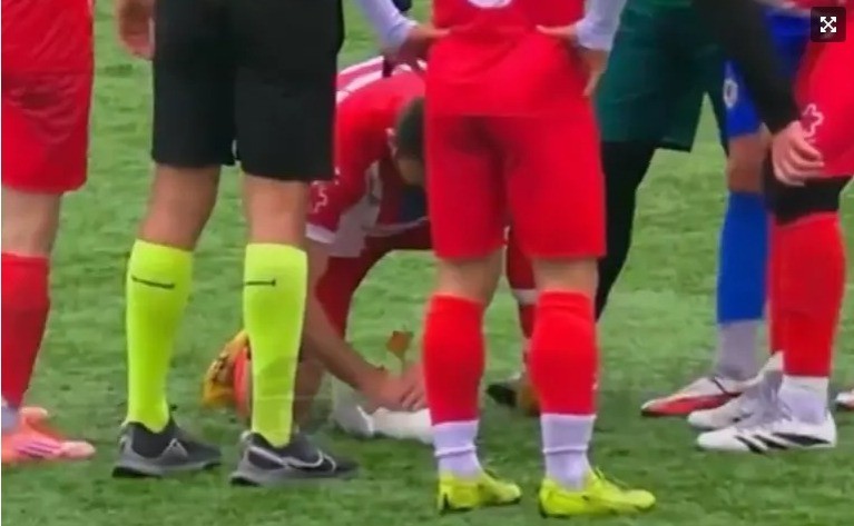 Jogador do Istambul Salva Vida de Gaivota em Campo Durante Partida – imagem do artigo