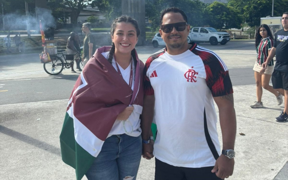 Flamengo e Fluminense se enfrentam na final do Carioca e dividem casal apaixonado – imagem do artigo