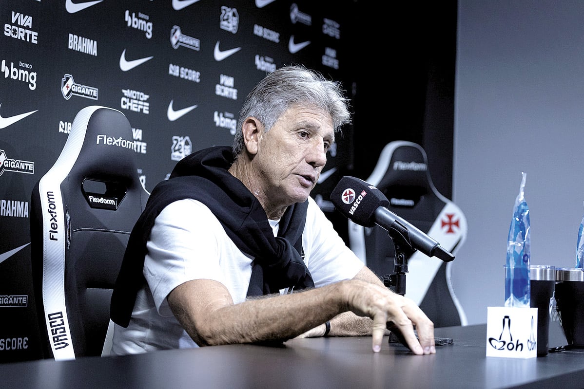 Vasco e Grêmio se enfrentam em São Januário com Renato Gaúcho embalado no comando