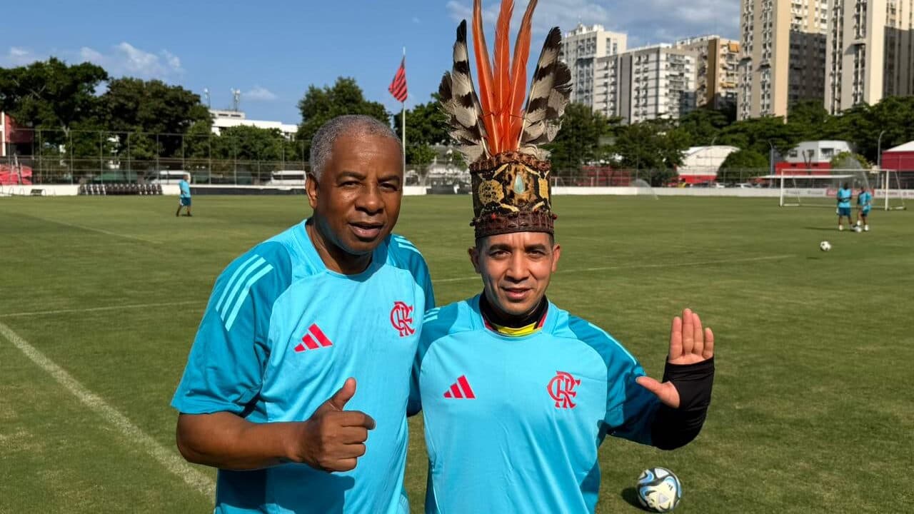 Fla Legends e Seleção Indígena preparam amistoso inédito na Gávea