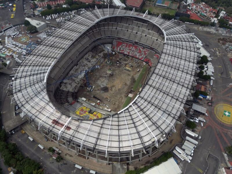 Estádio Azteca reabre após quase dois anos e se prepara para a Copa do Mundo 2026