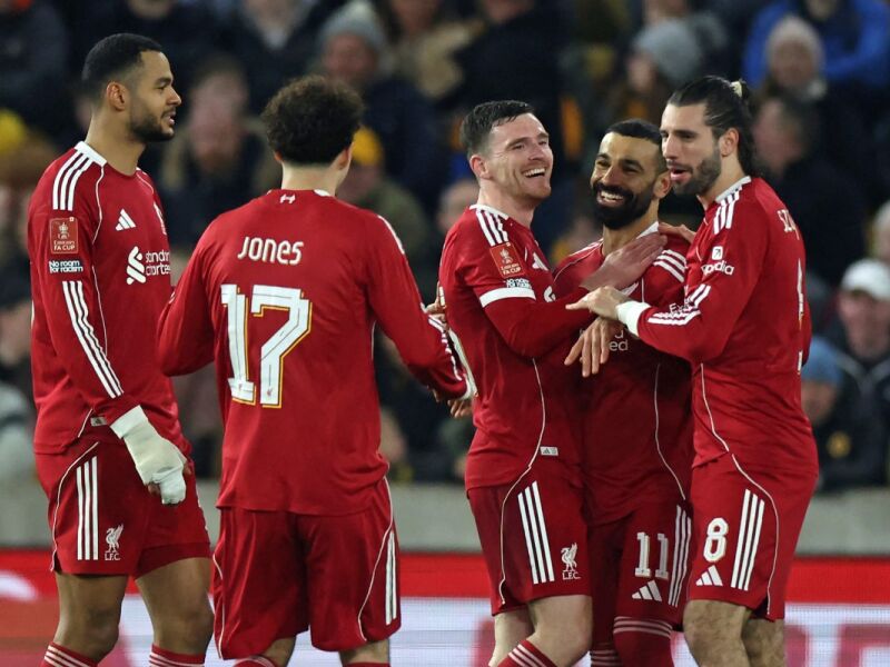Liverpool garante vaga nas quartas da Copa da Inglaterra com vitória segura sobre Wolverhampton – imagem do artigo