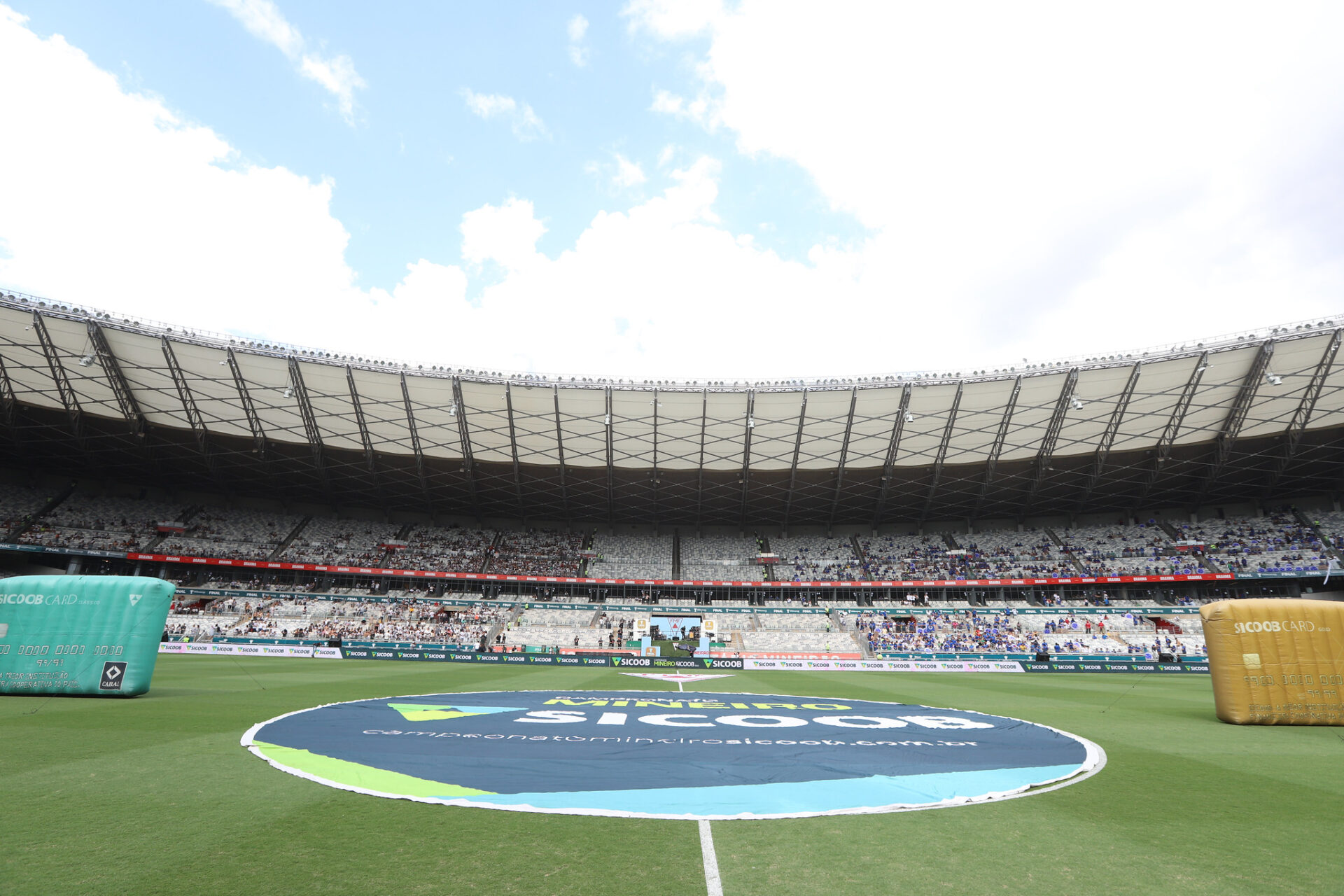 Mineirão se prepara para final do Mineiro com estacionamento exclusivo para Cruzeiro e Atlético