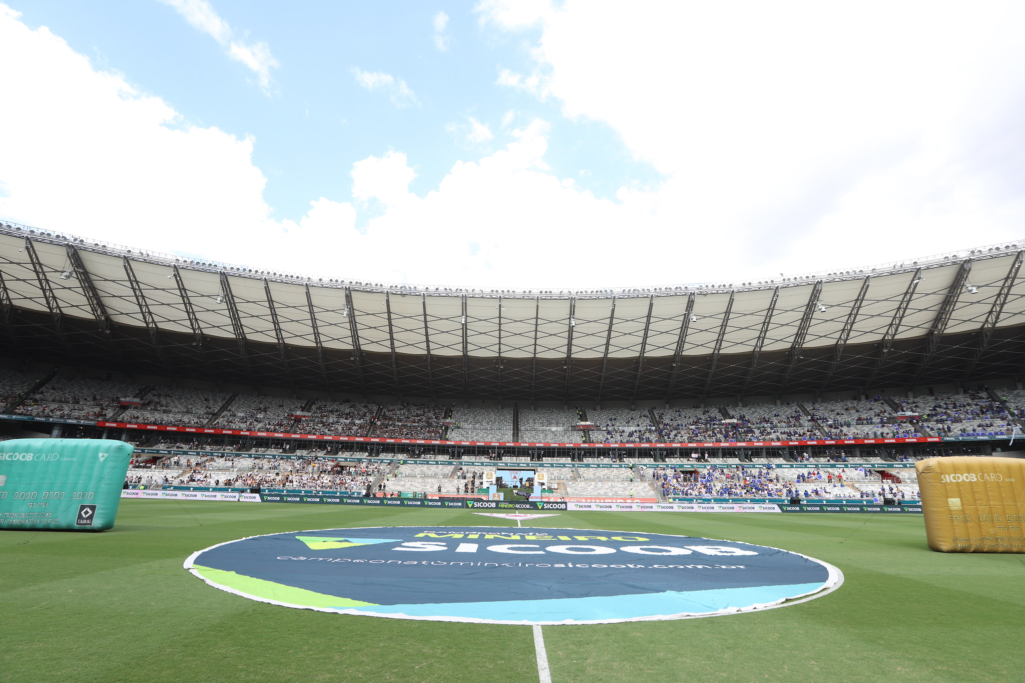 Mineirão se prepara para final do Mineiro com estacionamento exclusivo para Cruzeiro e Atlético