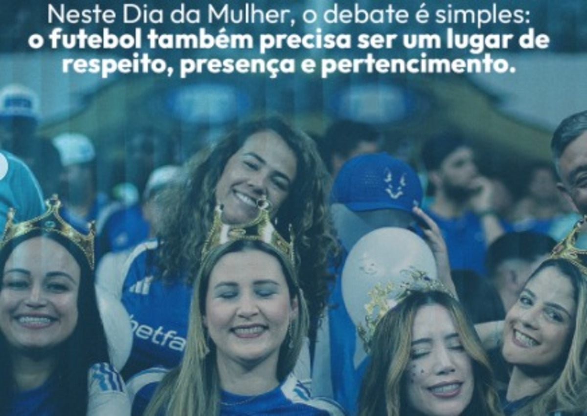 Cruzeiro celebra Dia da Mulher com homenagem a torcedoras e atletas em vídeo emocionante – imagem do artigo