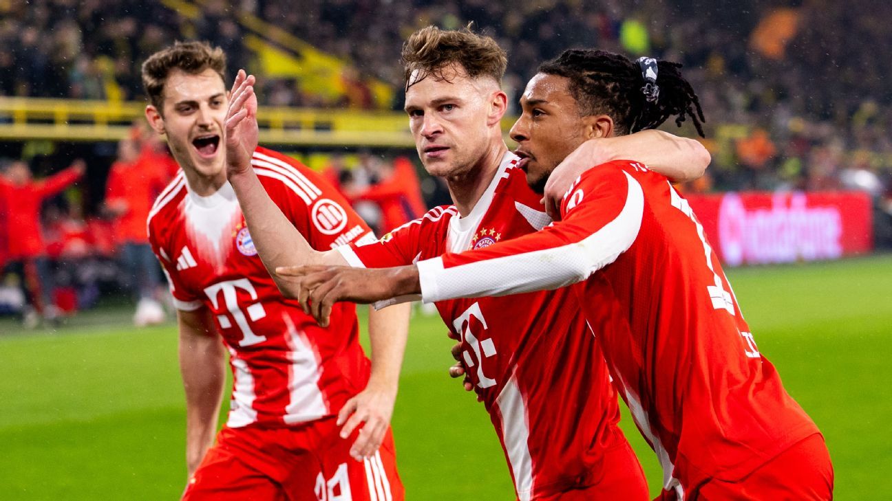 Bayern de Munique supera Borussia Dortmund em duelo eletrizante pela Bundesliga