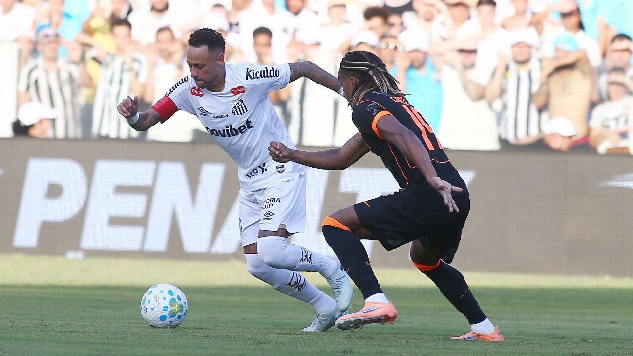 Empate no clássico da Vila Belmiro: Santos e Corinthians ficam no 1 a 1 pelo Brasileirão
