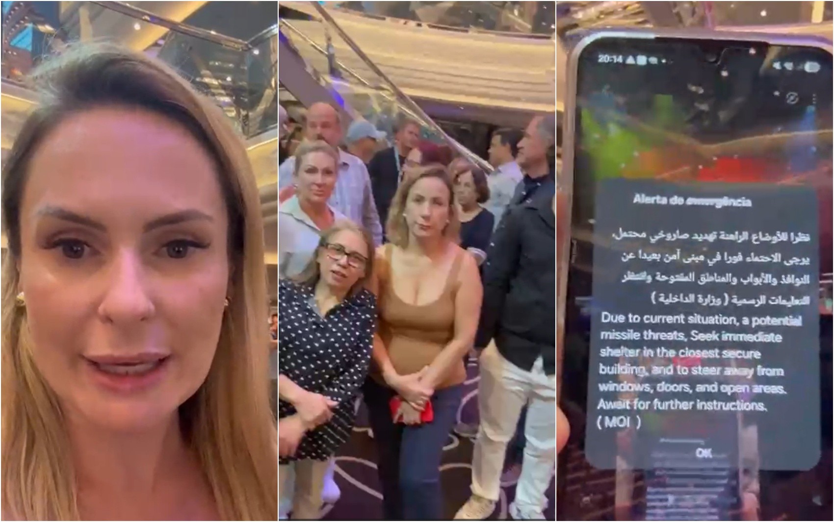 Brasileiros presos em cruzeiro em Dubai vivem tensão e cobram resgate urgente – imagem do artigo