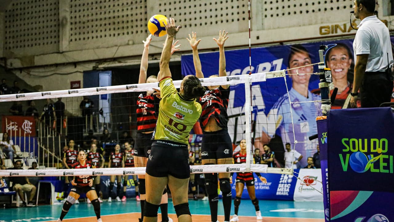 Sesc RJ Flamengo encara Mackenzie no segundo duelo das quartas da Superliga Feminina