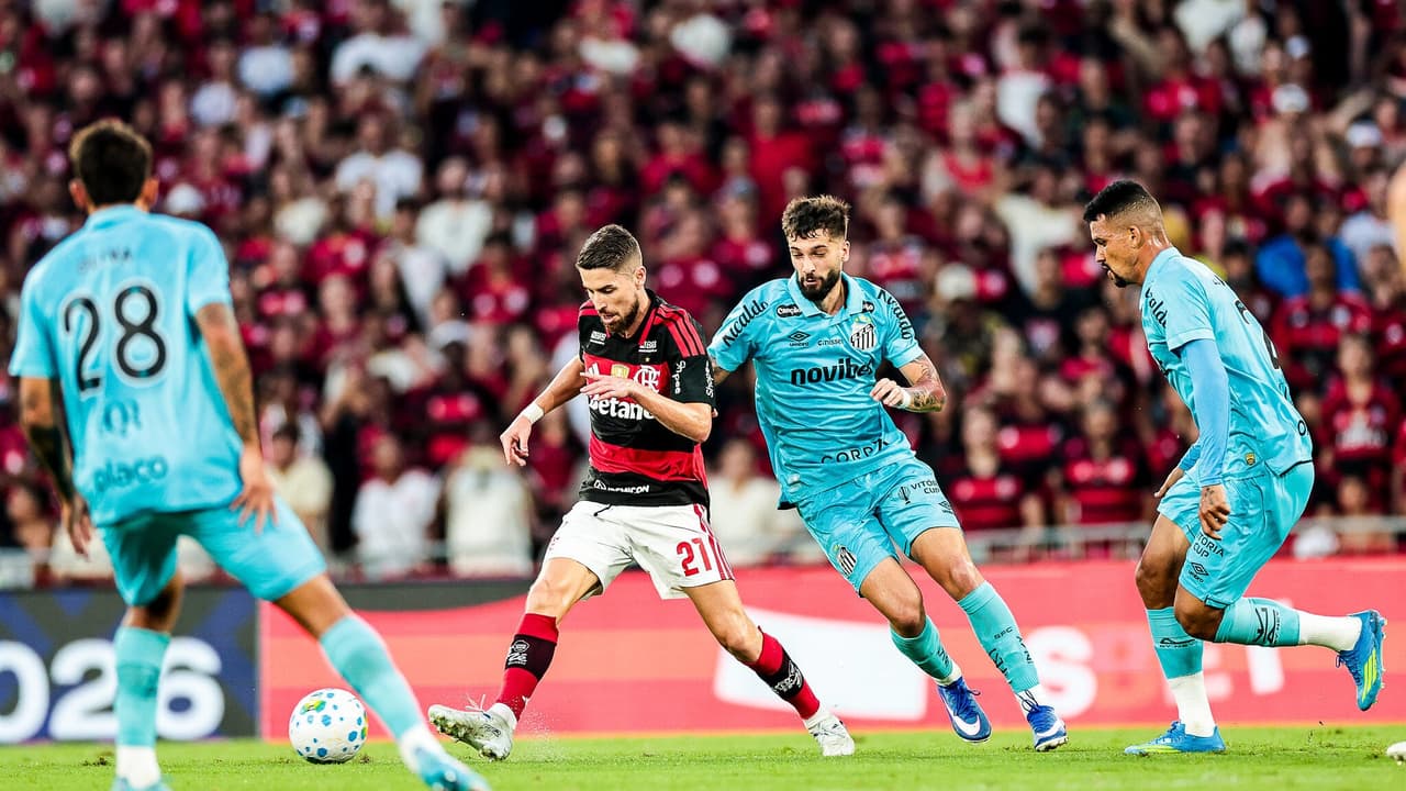 Flamengo e Santos ficam no empate em jogo morno no Maracanã