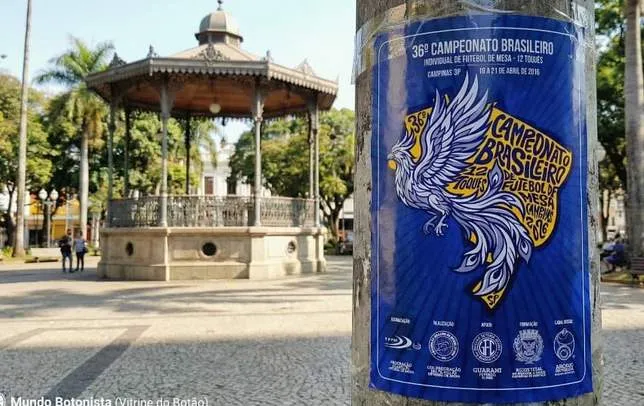 Campinas recebe o 36º Campeonato Brasileiro de Futebol de Mesa em abril de 2026