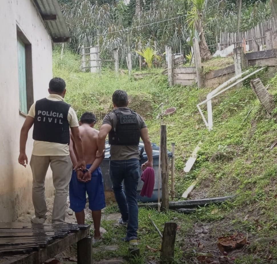 Indígena é preso por abuso sexual contra enteada de 11 anos em Cruzeiro do Sul
