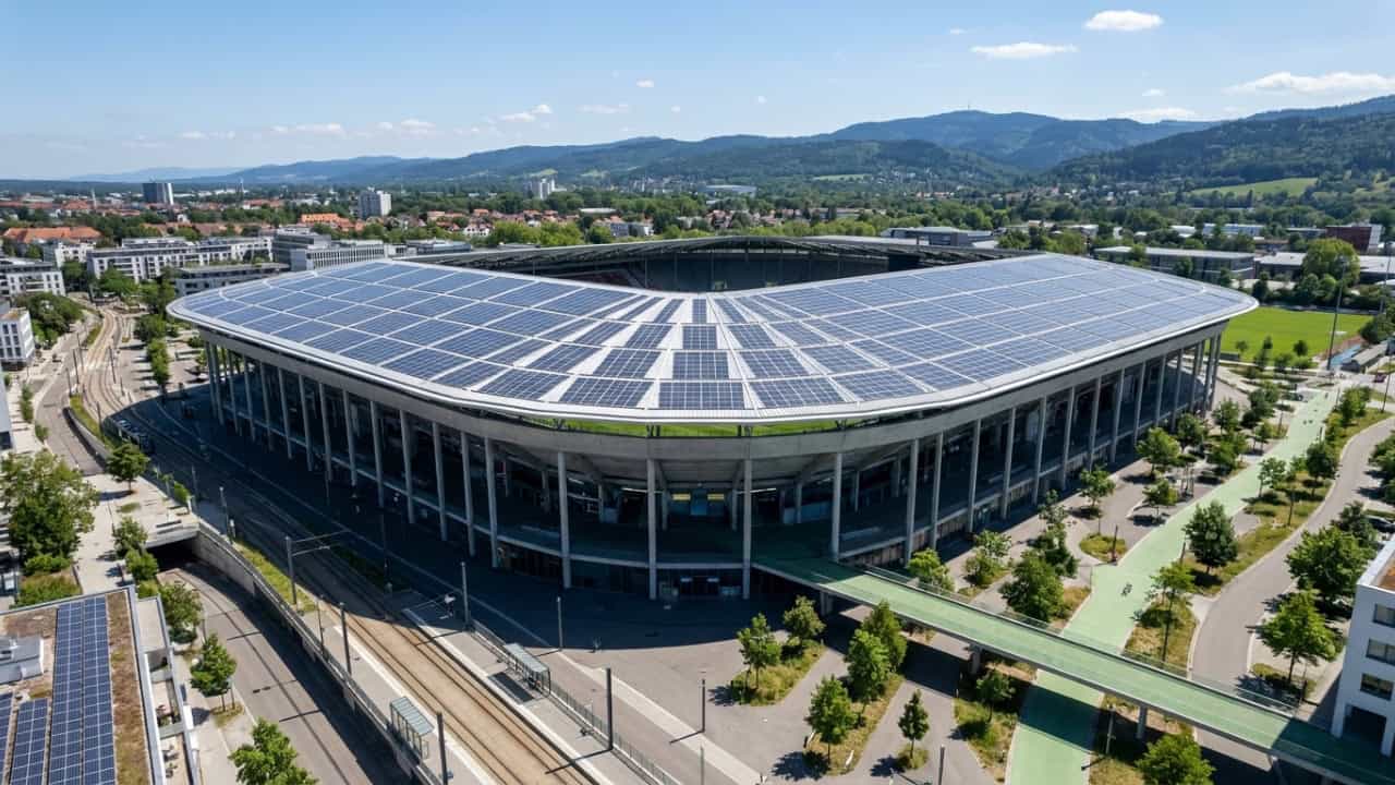 Europa-Park Stadion: o estádio alemão que virou referência mundial em energia solar
