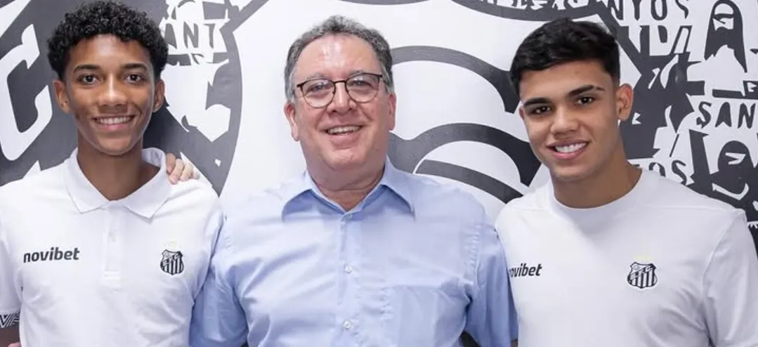 Santos aposta na base e renova contratos de Robinho Jr. e Gustavo Henrique até 2031